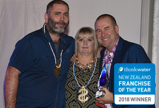 2018 NZ Franchise of the Year Winners - Think Water Taranaki